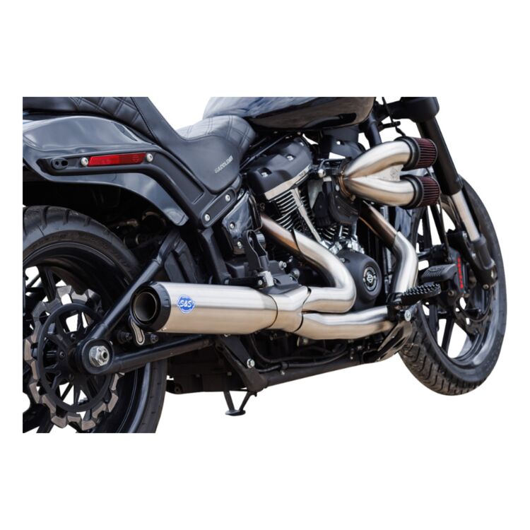 S&S Cycle 50-State Qualifier 2 Into 1 Stainless Exhaust For Harley Touring 2017-2025 - Image 5