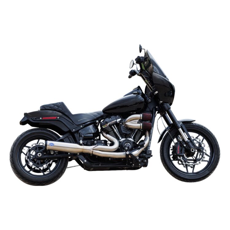S&S Cycle 50-State Qualifier 2 Into 1 Stainless Exhaust For Harley Touring 2017-2025 - Image 4