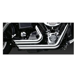Vance & Hines Shortshots Staggered Exhaust For Harley Dyna 1991-2005