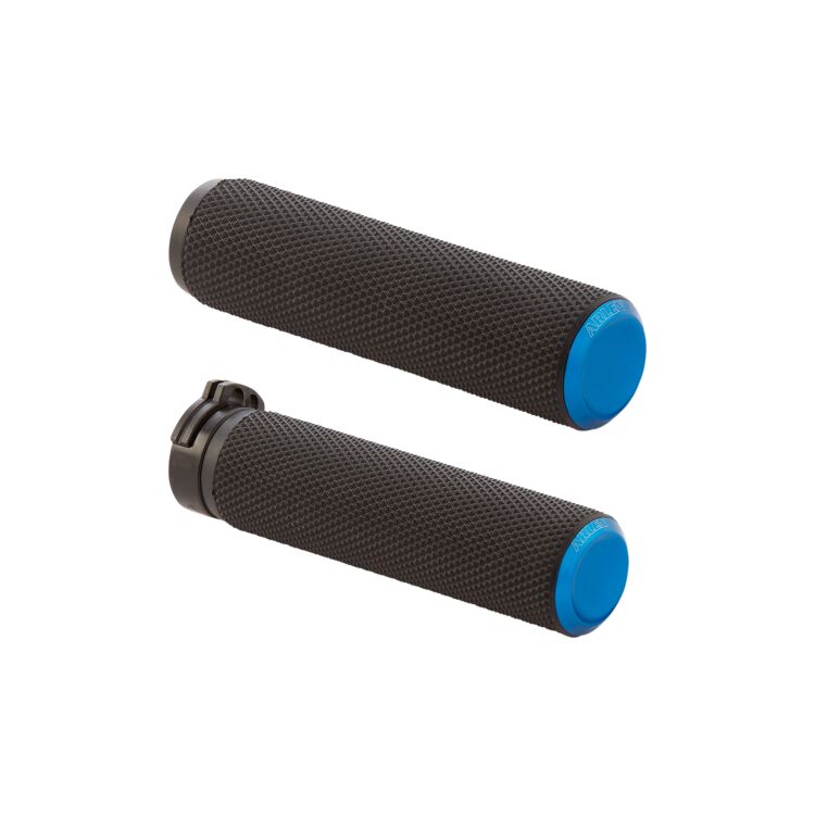 Arlen Ness Anodized Knurled Grips For Harley With Dual Cable Throttle - Image 8