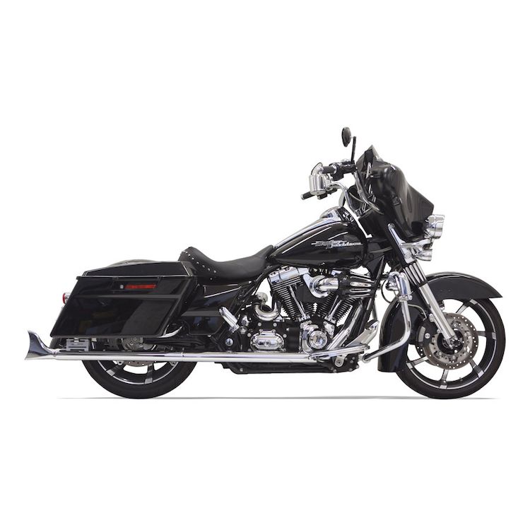 Bassani Fishtail Slip-On Mufflers For Harley Touring 1995-2016 - Image 2