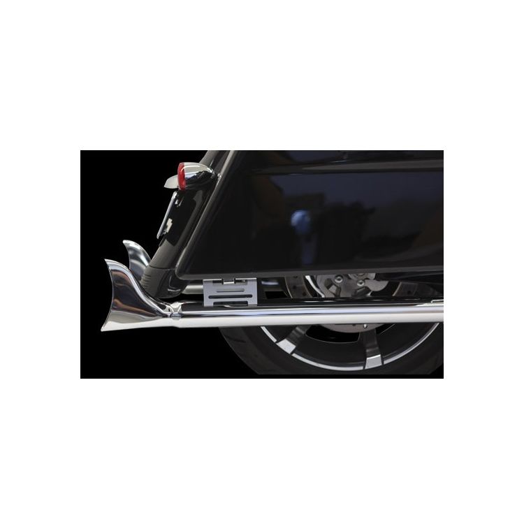 Bassani Fishtail Slip-On Mufflers For Harley Touring 1995-2016 - Image 3