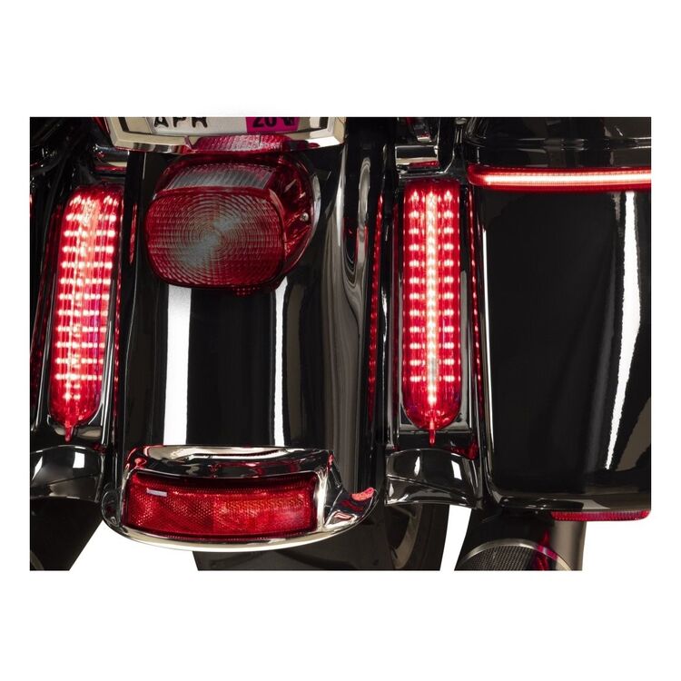 Ciro Filler Panel Red LED Lights For Harley Road King / Electra Glide 2014-2025