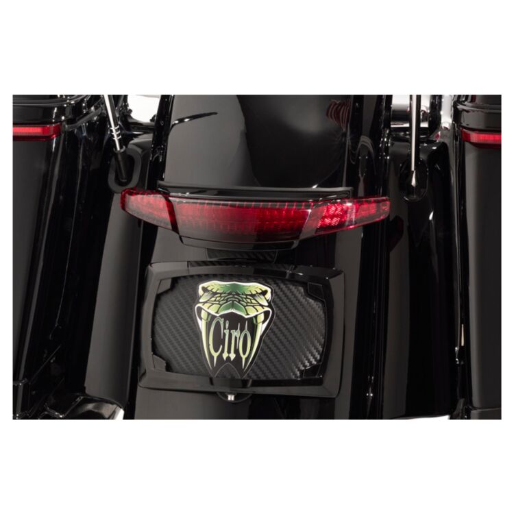 Ciro Tailight With License Plate Holder For Harley Touring 2014-2024