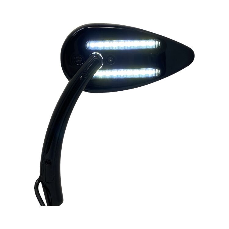 Custom Dynamics LED Turn Signal Mirrors For Harley
