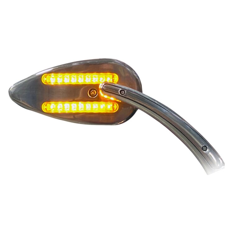 Custom Dynamics LED Turn Signal Mirrors For Harley