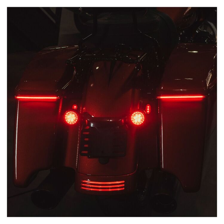 Custom Dynamics Low Profile Sequential Bagz Saddle Bag Lights For Harley Touring 2014-2025