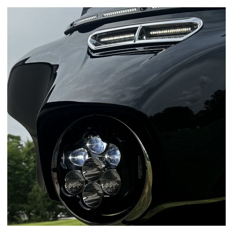 Custom Dynamics Shark Demon 2 Headlight For Harley Touring 1994-2025 - Image 2