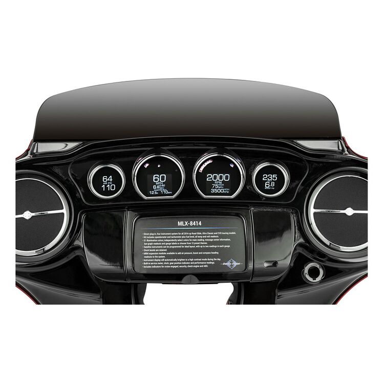 Dakota Digital MLX Series 4 Gauge Set For Harley Touring 2014-2024 - Image 2