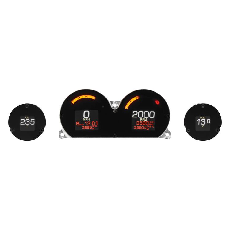 Dakota Digital MLX Series 4 Gauge Set For Harley Touring 2014-2024 - Image 3
