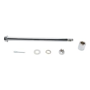 Drag Specialties Chrome Rear Axle Kit For Harley Dyna 1991-1999