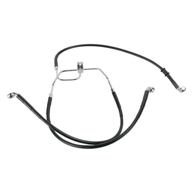 Drag Specialties Extended Front Brake Line Kit For Harley FXDF Non ABS 2008-2017 - Image 2