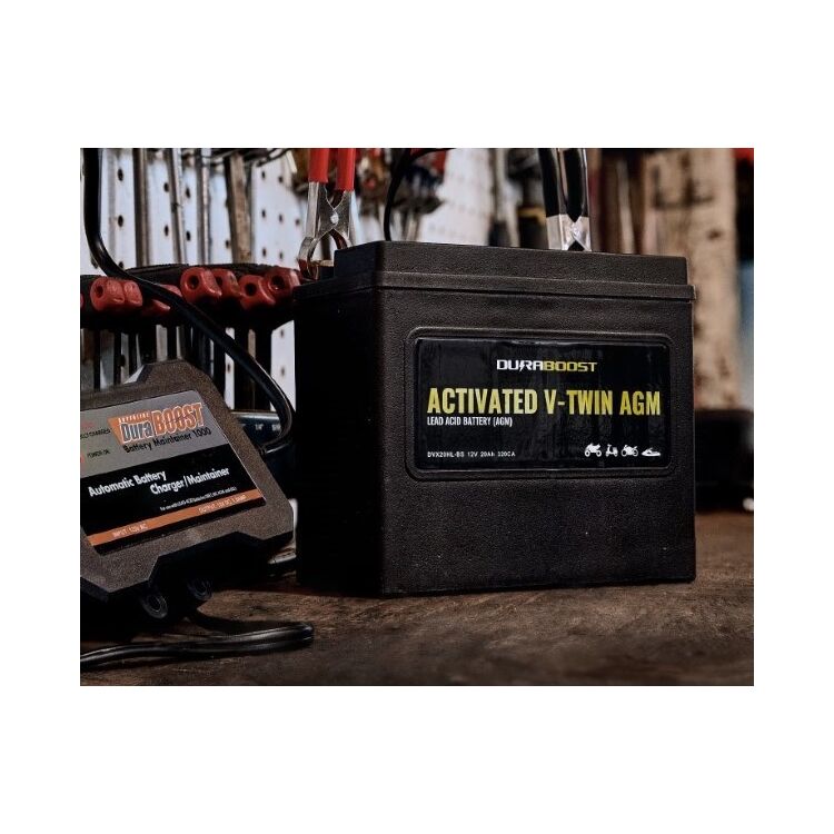 Duraboost V-Twin DVX20HL-BS Activated AGM Battery For Harley - Image 3