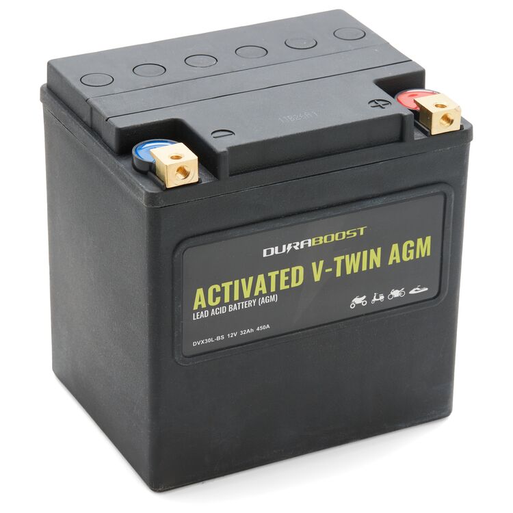 Duraboost V-Twin DVX30L-BS Activated AGM Battery For Harley Touring - Image 2