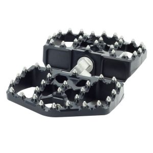 Flo Motorsports V4 MX Style Mini Floorboards For Harley