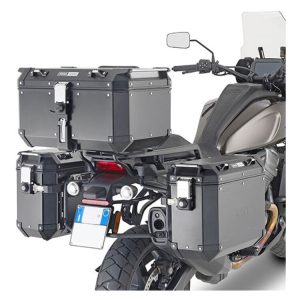 Givi PLO8400CAM Side Case Racks For Outback Cases Harley Pan America 2021-2026