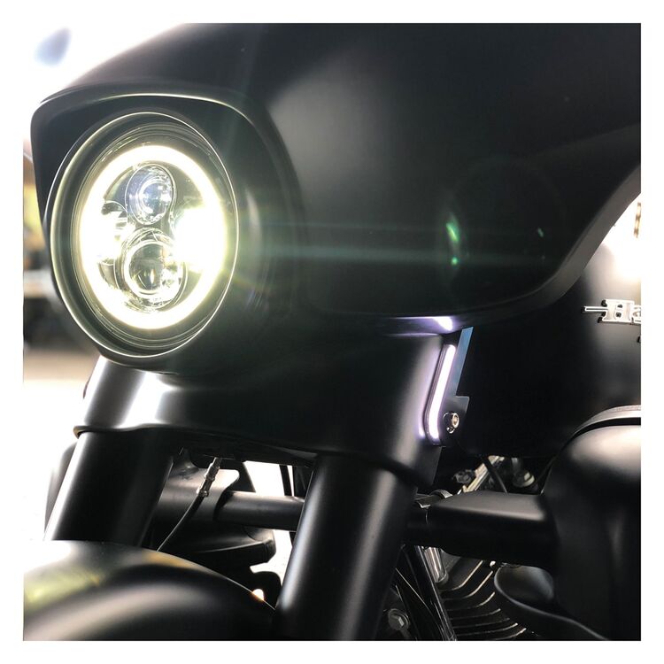 HogWorkz Billet Fork Signal Lights For Harley Touring 1997-2025 - Image 3
