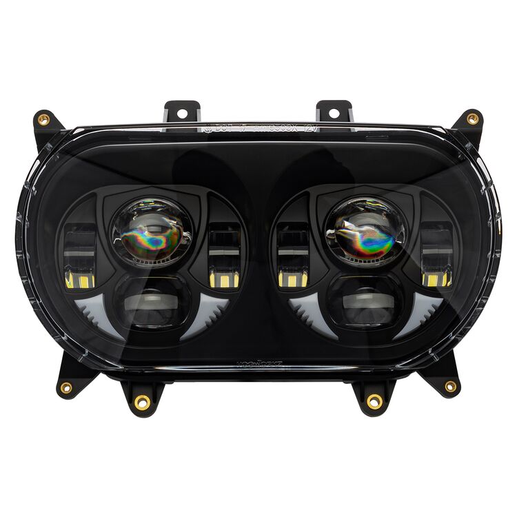 HogWorkz Dual Visionz Led Headlight For Harley Road Glide 2015-2025