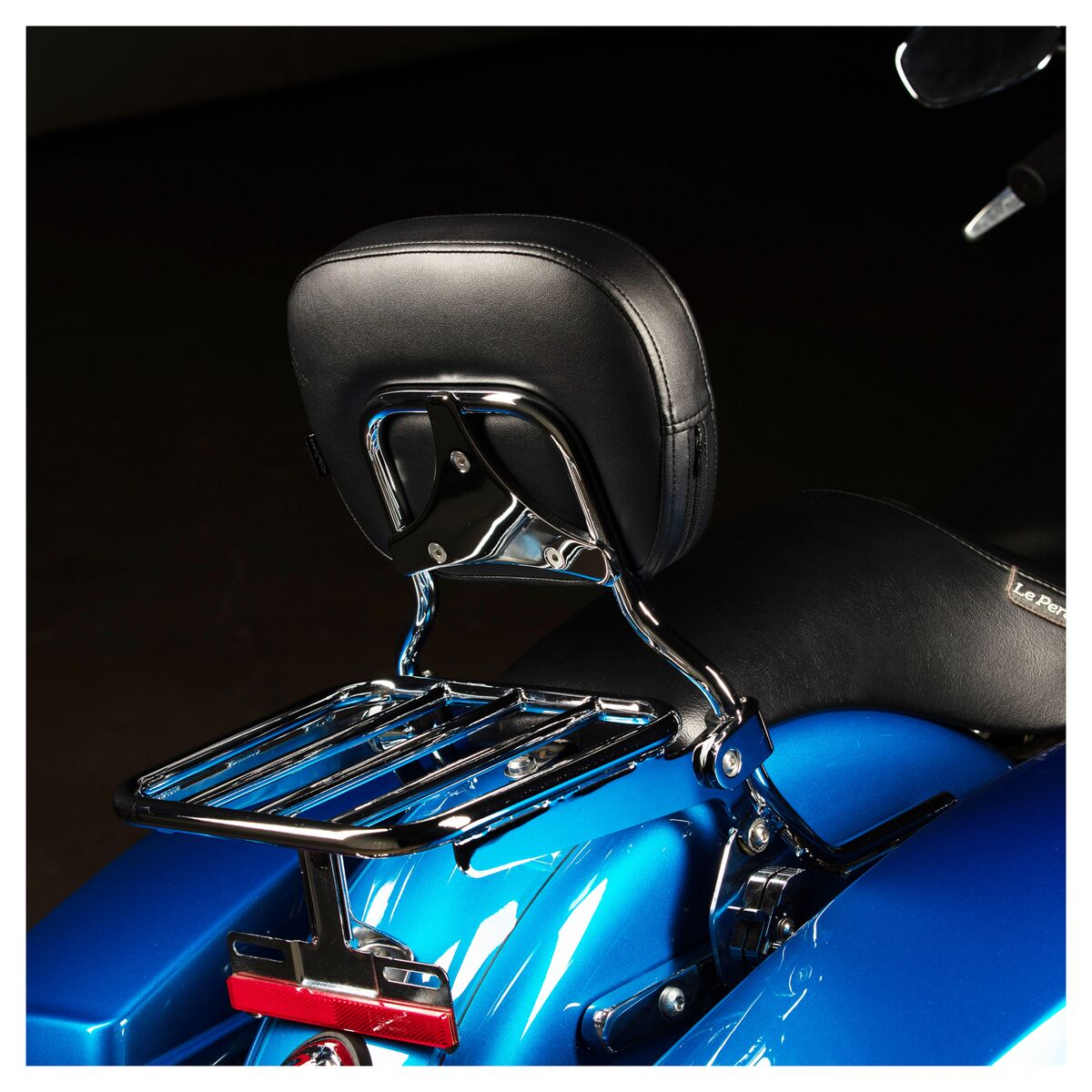 HogWorkz Harley Add On Sissy Bar Luggage Rack For Harley Softail 2018-2026 - Image 7