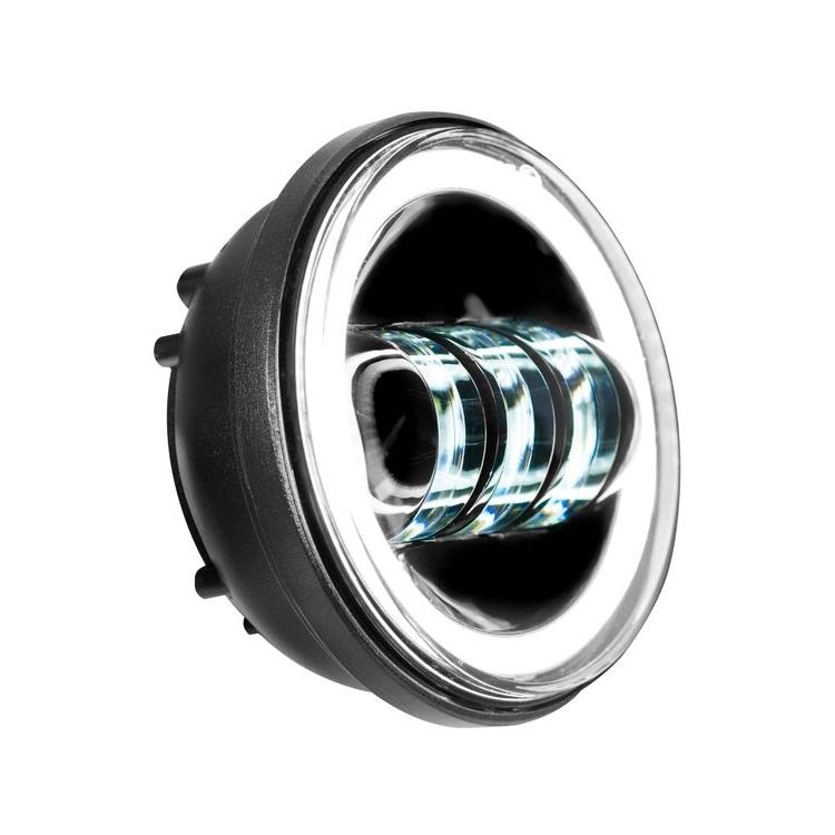 HogWorkz LED 7" Halomaker Headlight And 4 1/2" Passing Lamp Kit For Harley 1994-2025 - Image 6