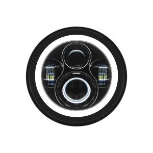 HogWorkz LED 7" Halomaker Headlight For Harley 1994-2025