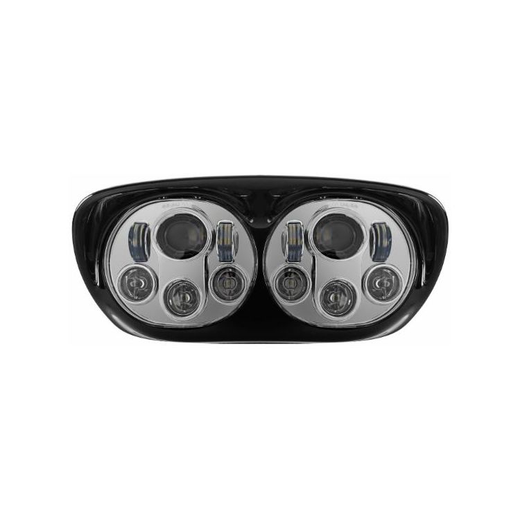 HogWorkz LED Dual Headlights For Harley Road Glide 1998-2013 - Image 5