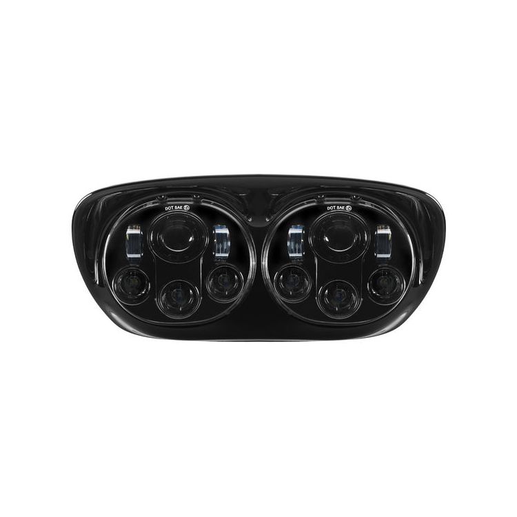 HogWorkz LED Dual Headlights For Harley Road Glide 1998-2013