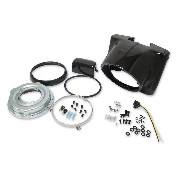 Milwaukee Twins Nacelle Headlamp Kit For Harley FL Softail 1986-2017