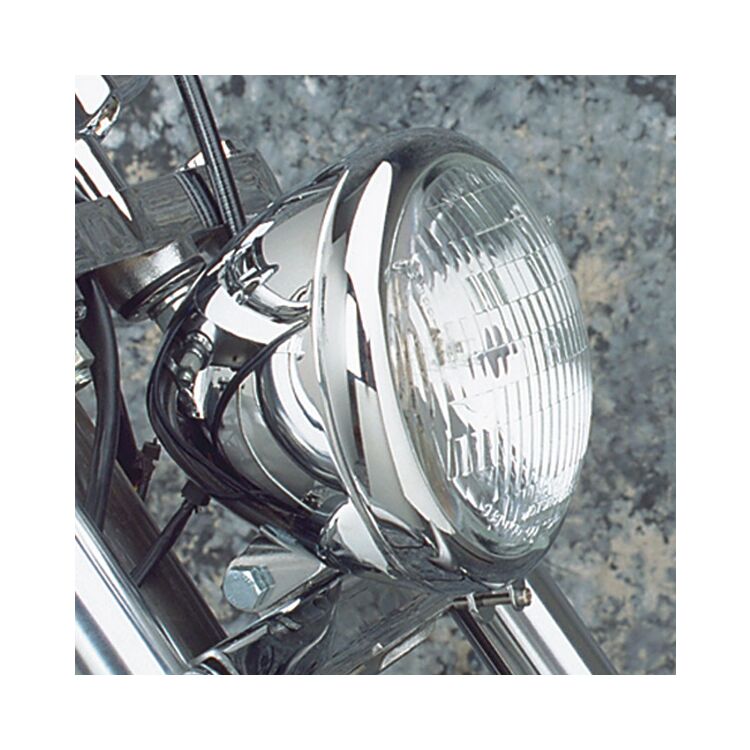 Milwaukee Twins Teardrop 5 3/4" Headlight Assembly For Harley Softail / Dyna 1984-2017