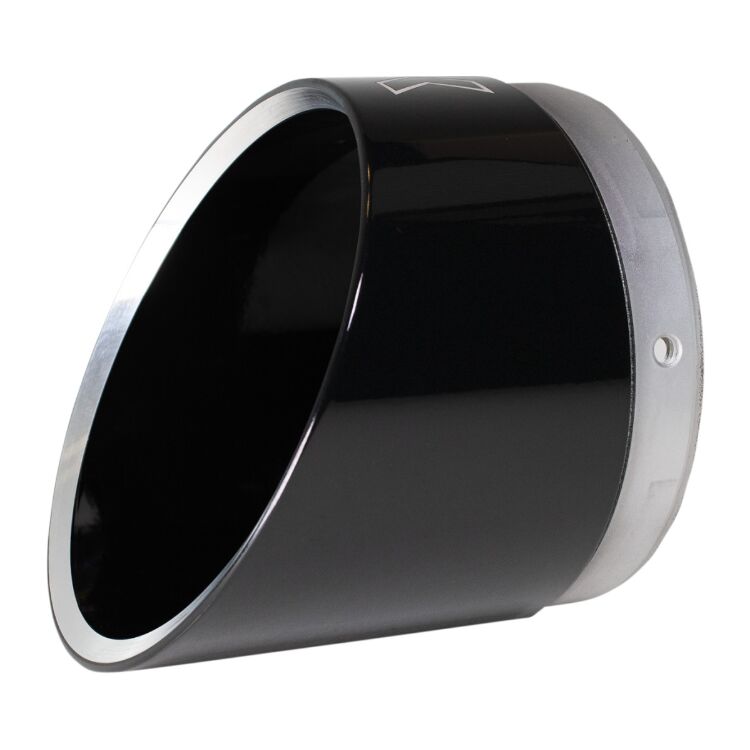 Khrome Werks HP-Plus 4.5" Edge Tip Slip-On Mufflers For Harley Touring 2017-2026 - Image 4