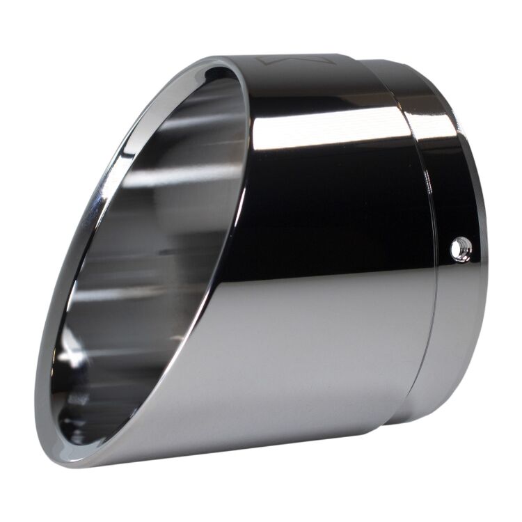 Khrome Werks HP-Plus 4.5" Edge Tip Slip-On Mufflers For Harley Touring 2017-2026 - Image 2