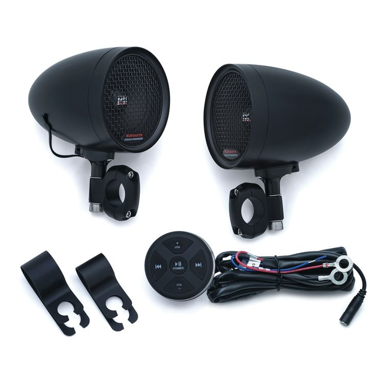 Kuryakyn Road Thunder Speaker Pods And Bluetooth Audio Controller by MTX