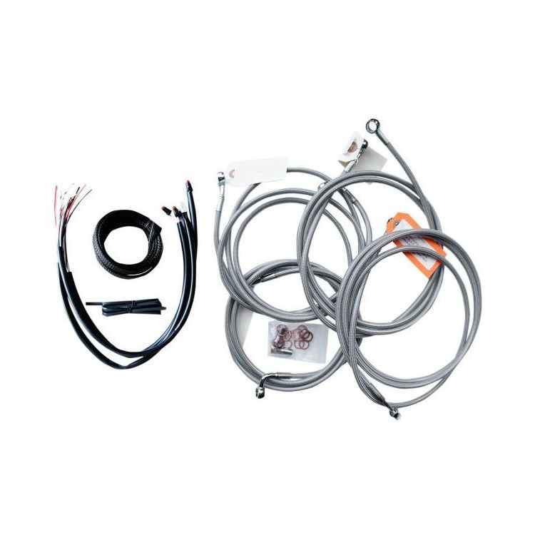 LA Choppers Handlebar Cable Brake Line And Wire Kit For Harley Softail w/ABS 2018-2025