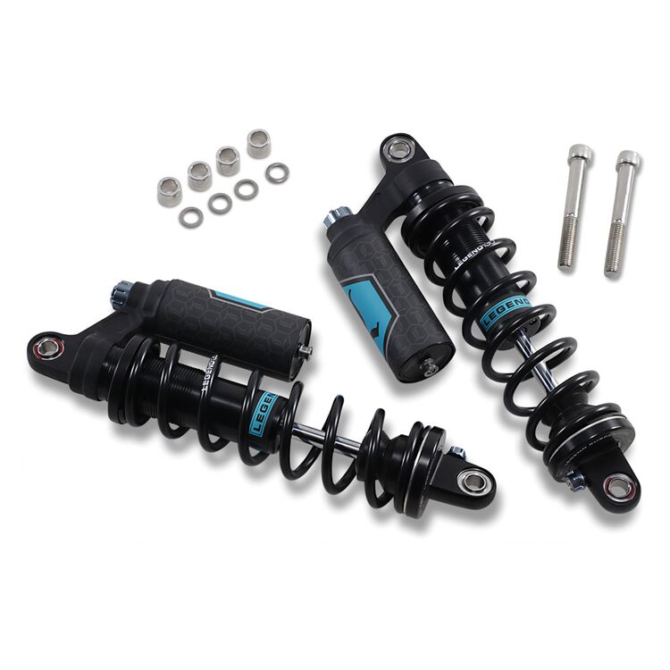 Legend Suspension REVO-ARC Piggyback Reservoir Shocks For Harley Dyna 1999-2017