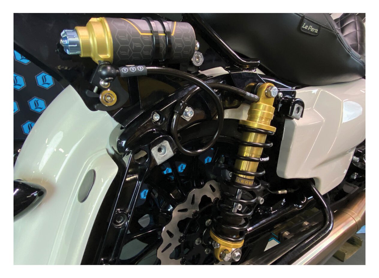 Legend Suspension REVO-ARC Remote Reservoir Shocks For Harley Touring 1999-2008 - Image 5