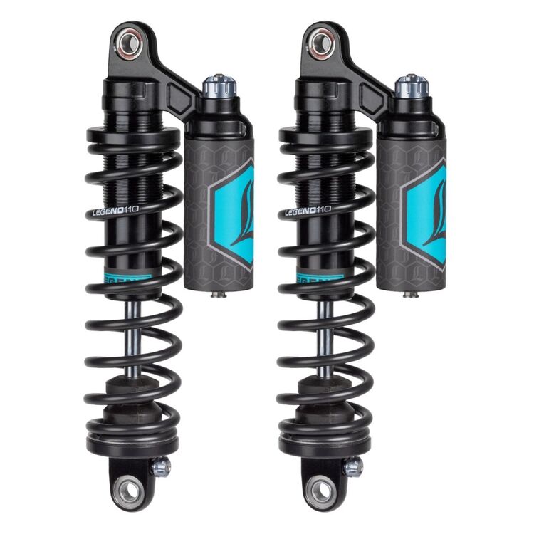 Legend Suspension REVO-ARC Piggyback Reservoir Shocks For Harley Dyna 1999-2017
