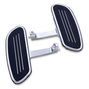 Milwaukee Twins Streamliner Passenger Floorboards Kit For Harley Touring 1993-2026