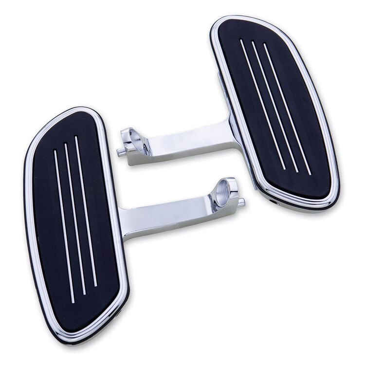 Milwaukee Twins Streamliner Passenger Floorboards Kit For Harley Touring 1993-2026
