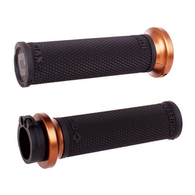 ODI Lock On Ruffian Grips For Harley With Dual Cable Throttle - Image 2
