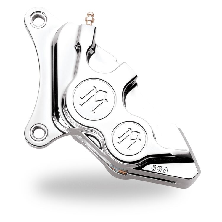 Performance Machine Four-Piston Differential-Bore Front Calipers For Harley 1984-1999 - Image 2