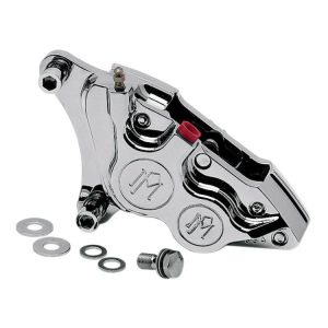 Performance Machine Four-Piston Differential-Bore Front Calipers For Harley 1984-1999