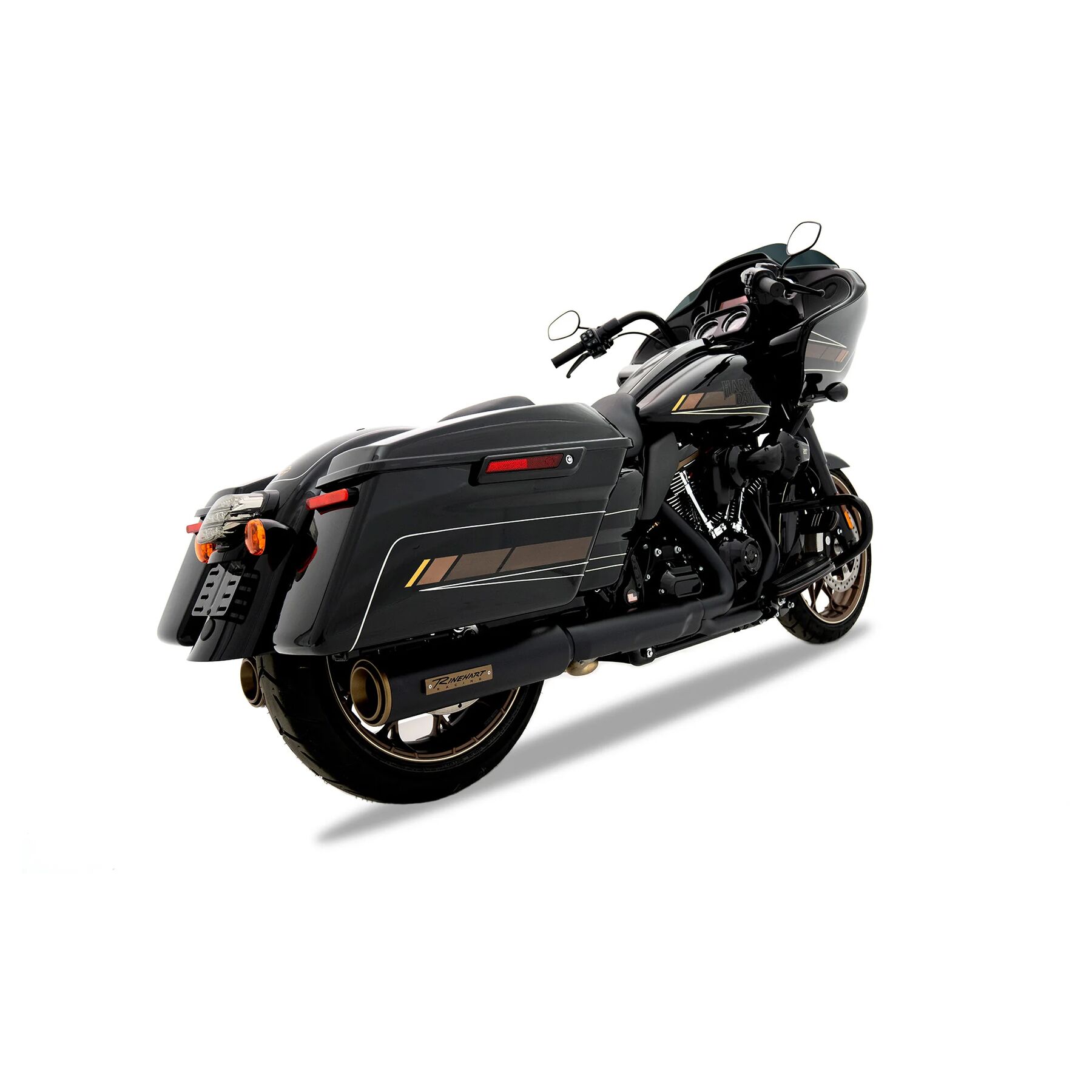 Rinehart 4 1/2" HP45 Slip-On Mufflers For Harley Touring 2017-2026 - Image 8