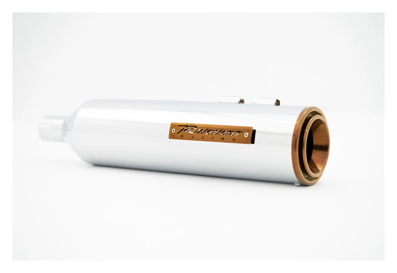 Rinehart 4 1/2" HP45 Slip-On Mufflers For Harley Touring 2017-2026 - Image 3