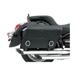 Saddlemen Highwayman Flame Tattoo Saddlebags