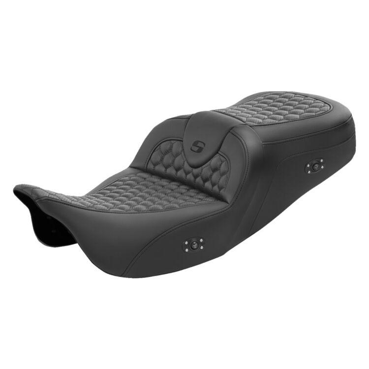 Saddlemen Roadsofa HC Honeycomb 2-Up Seat For Harley Touring 2008-2025 - Image 4