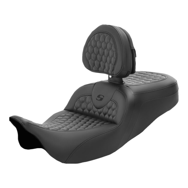Saddlemen Roadsofa HC Honeycomb 2-Up Seat For Harley Touring 2008-2025 - Image 6