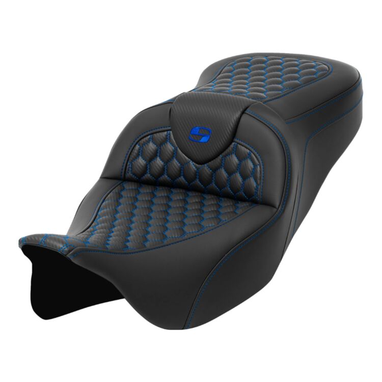 Saddlemen Roadsofa HC Honeycomb 2-Up Seat For Harley Touring 2008-2025