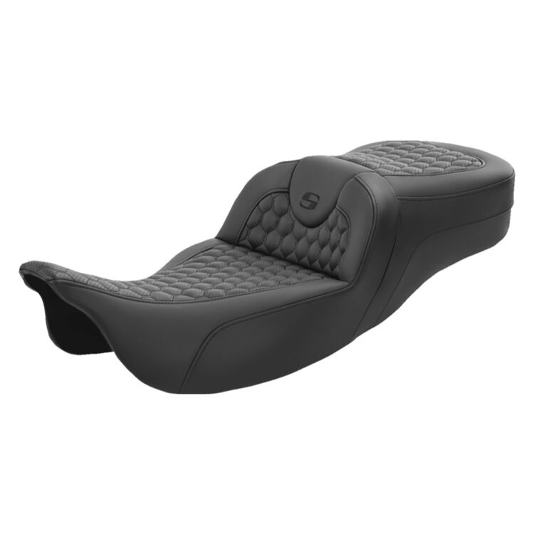 Saddlemen Roadsofa HC Honeycomb 2-Up Seat For Harley Touring 2008-2025 - Image 9