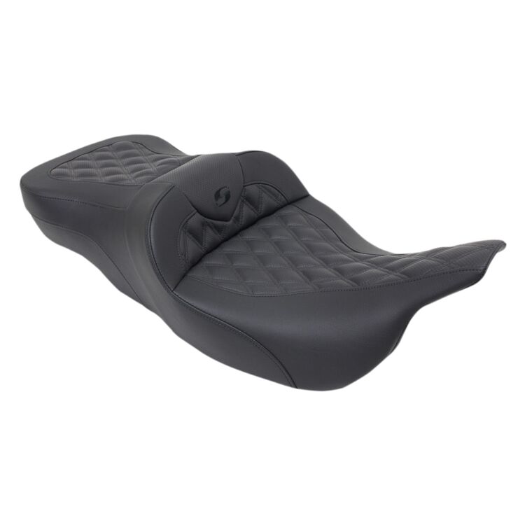Saddlemen Roadsofa LS Lattice Stitch 2-Up Seat For Harley Electra Glide / Road Glide 1997-2007