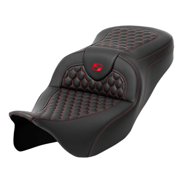 Saddlemen Roadsofa HC Honeycomb 2-Up Seat For Harley Touring 2008-2025 - Image 10